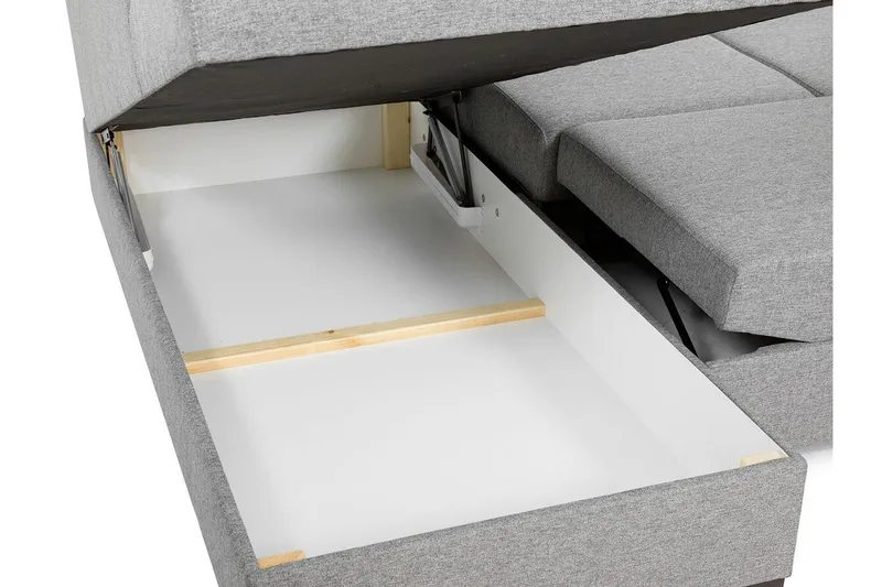 Kintore 6-sits Hörnbäddsoffa White - Möbler - Vardagsrum - Bäddsoffor - Hörnbäddsoffa