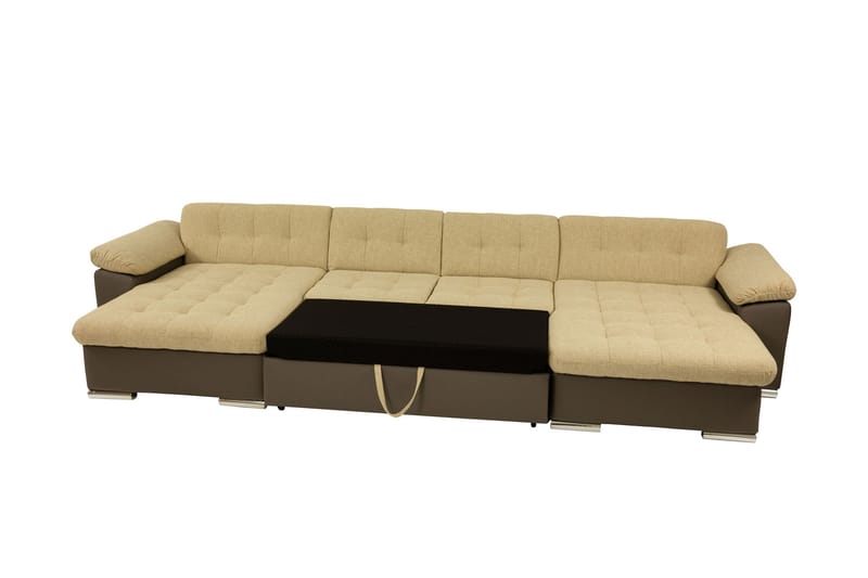 Kinzer Bäddsoffa Dubbeldivan 4-sits - Grå - Möbler - Vardagsrum - Bäddsoffor - U bäddsoffa