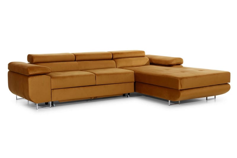 Klinka Bäddsoffa med Divan Höger - Gul - Möbler - Vardagsrum - Bäddsoffor