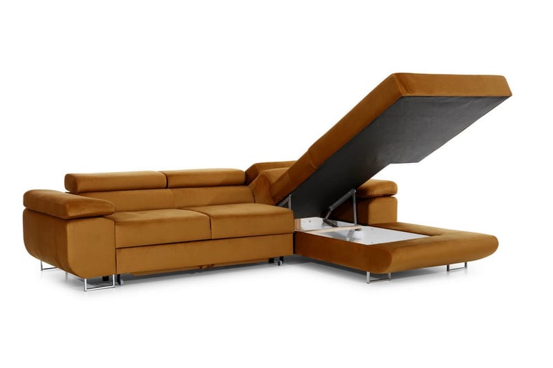 Klinka Bäddsoffa med Divan Höger - Gul - Möbler - Vardagsrum - Bäddsoffor