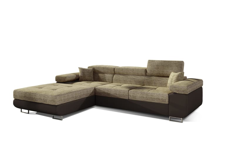 Klinka Bäddsoffa med Divan Vänster - Beige/Brun - Möbler - Vardagsrum - Bäddsoffor