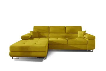 Klinka Bäddsoffa med Divan Vänster - Gul - Möbler - Vardagsrum - Bäddsoffor