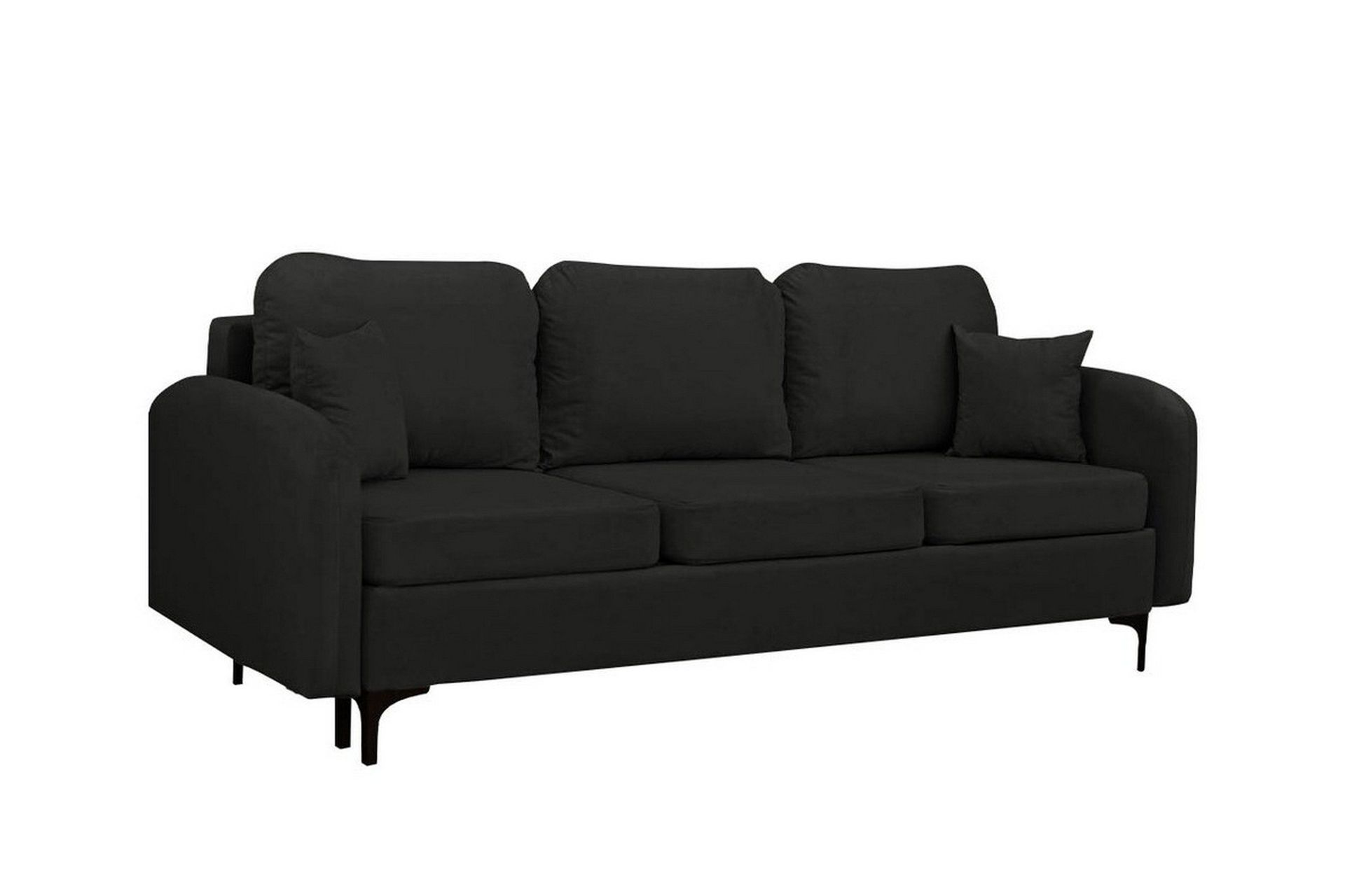 Knocklong 2-sits B&auml;ddsoffa Black -