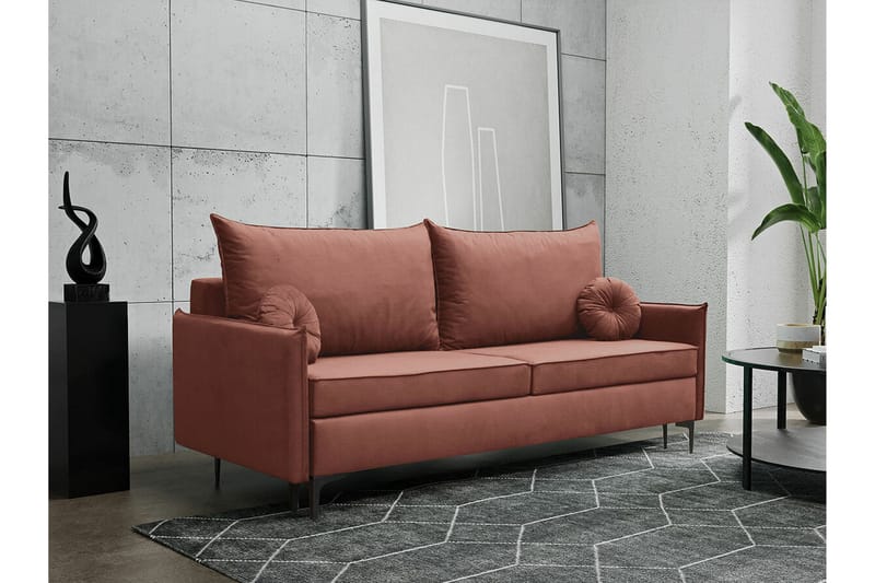 Knocklong 2-sits Bäddsoffa Brown - Möbler - Vardagsrum - Bäddsoffor