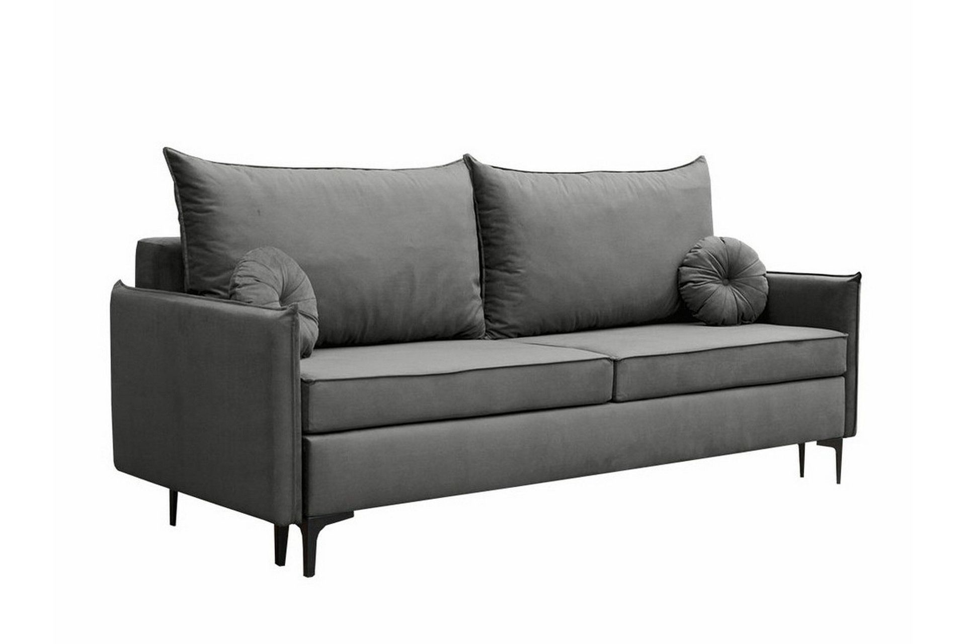 knocklong 2-sits bäddsoffa dark grey -