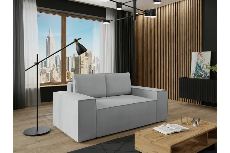 Knocklong 2-sits Bäddsoffa - Grå - Möbler - Vardagsrum - Bäddsoffor