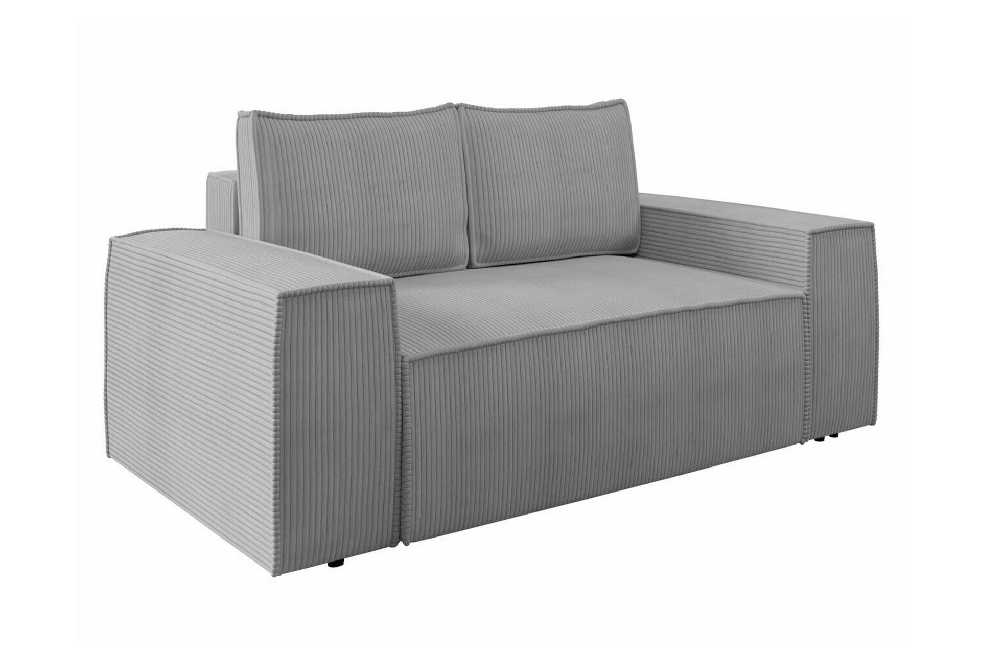 Knocklong 2-sits B&auml;ddsoffa - Ljusgr&aring;