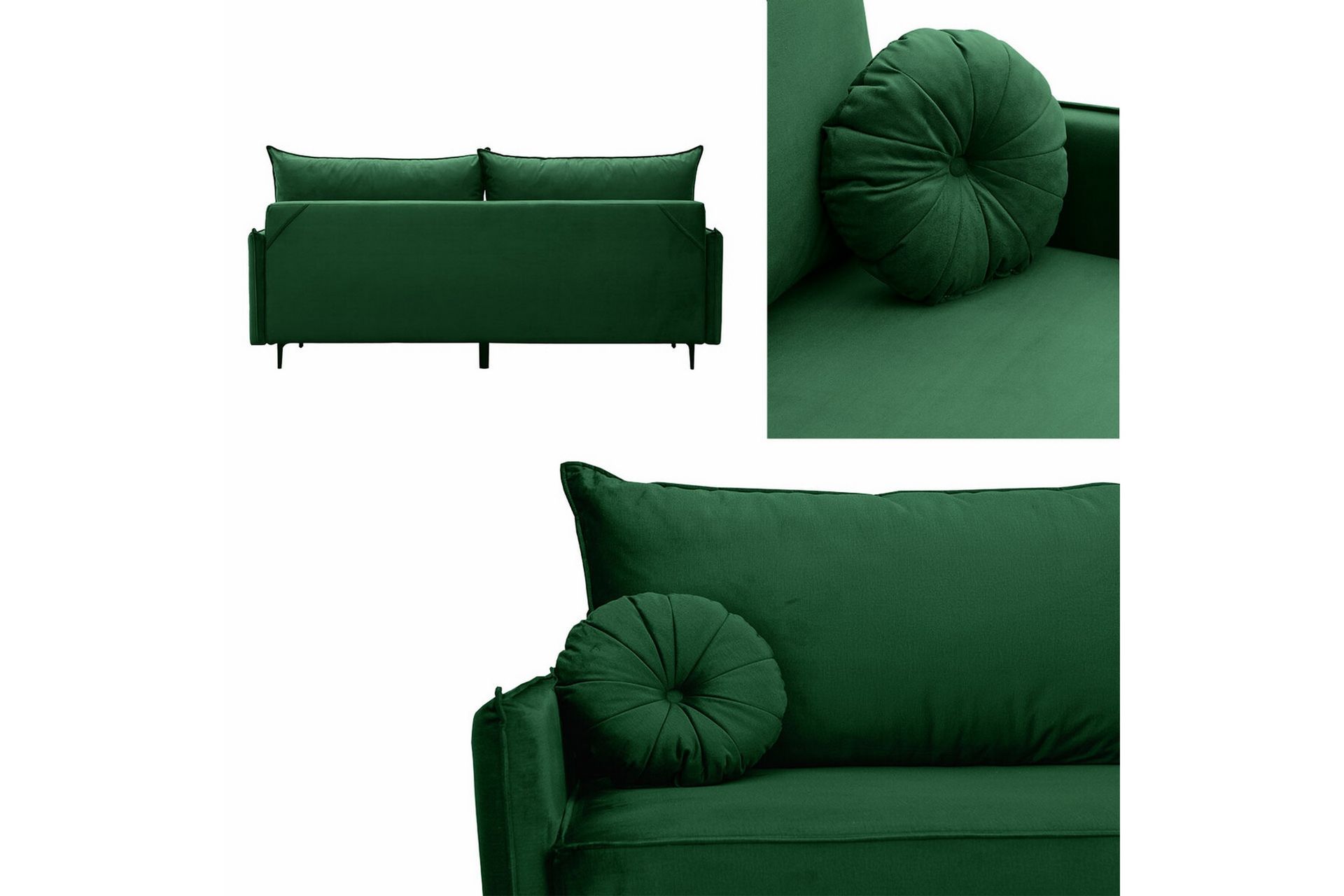 Knocklong 2-sits Bäddsoffa Mörkgrå - Möbler - Vardagsrum - Bäddsoffor