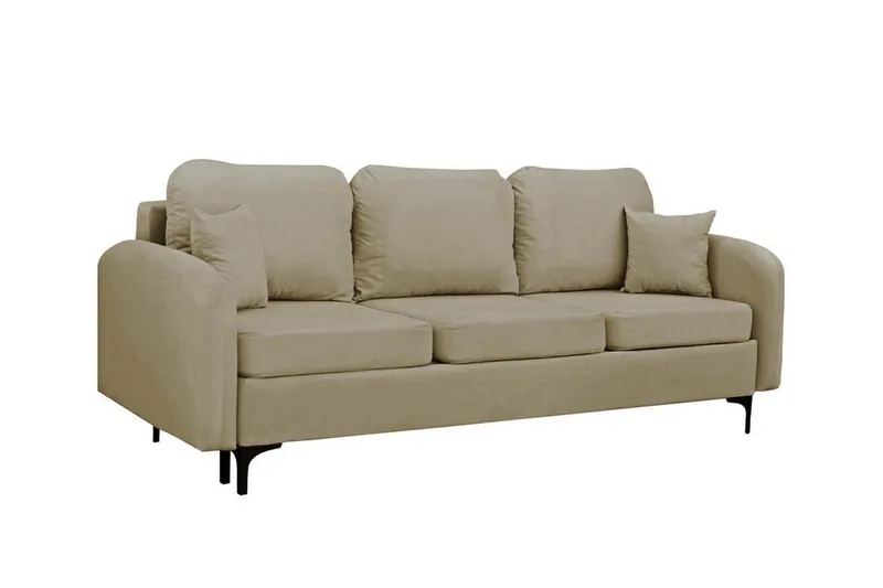 Knocklong 2-sits Bäddsoffa NO_BRAND beige - Möbler - Vardagsrum - Bäddsoffor