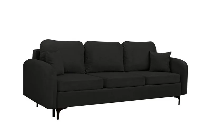 Knocklong 2-sits Bäddsoffa NO_BRAND Black - Möbler - Vardagsrum - Bäddsoffor