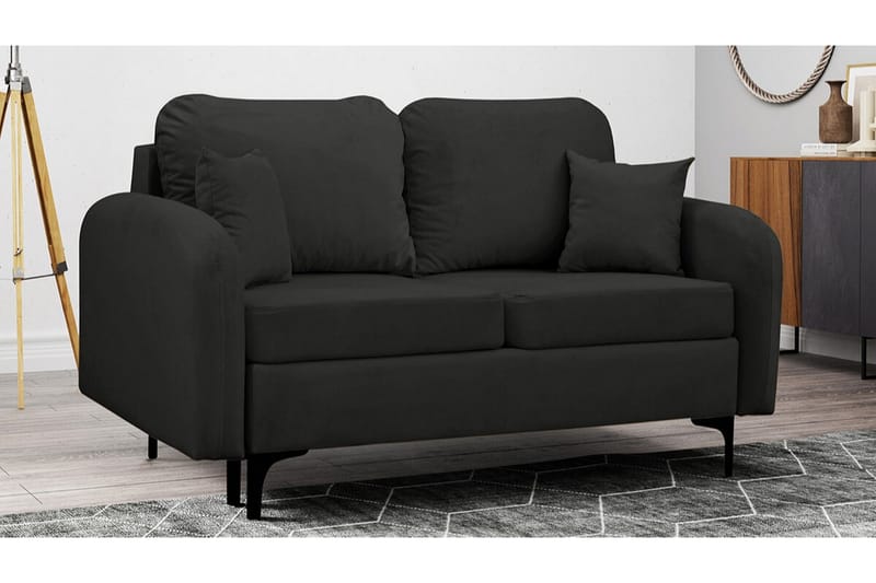 Knocklong 2-sits Bäddsoffa Svart - Möbler - Vardagsrum - Bäddsoffor