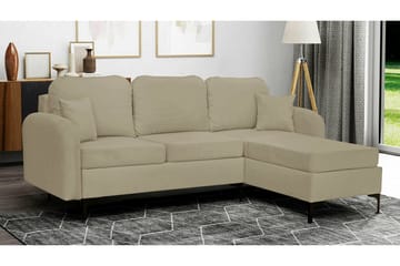 Knocklong 3-sits Hörnbäddsoffa Beige - Möbler - Vardagsrum - Bäddsoffor