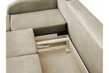 Knocklong 3-sits Hörnbäddsoffa Beige - Möbler - Vardagsrum - Bäddsoffor