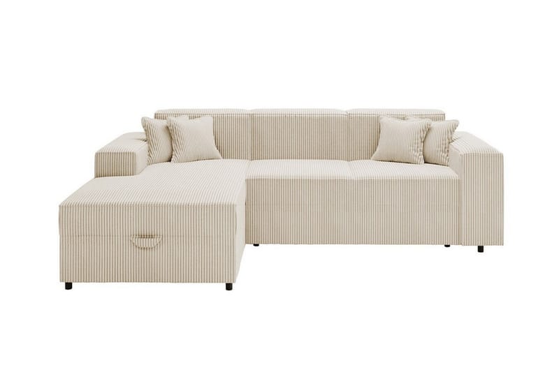 Knocklong 3-sits Hörnbäddsoffa Beige - Möbler - Vardagsrum - Bäddsoffor - Hörnbäddsoffa
