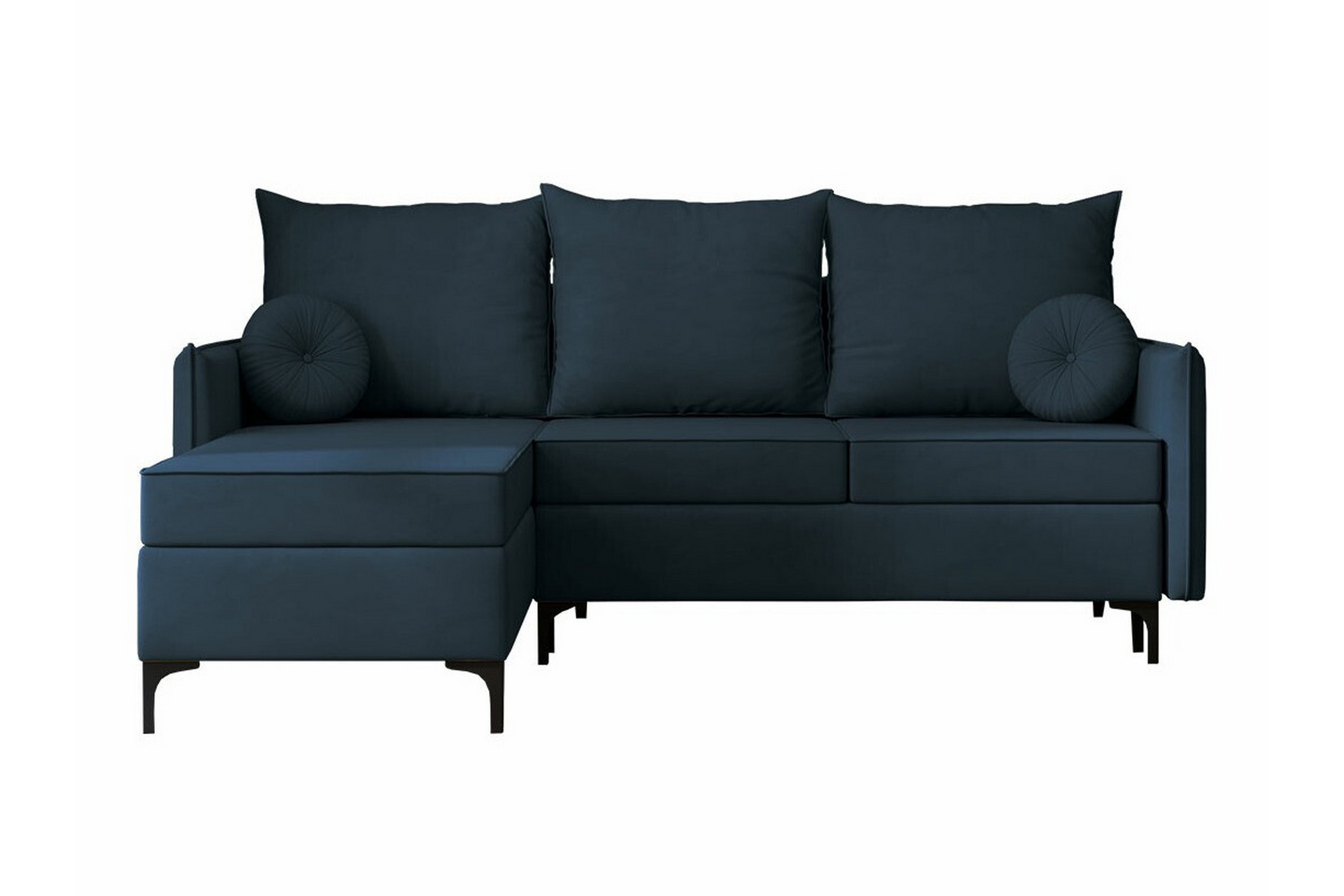 knocklong 3-sits hörnbäddsoffa blå -