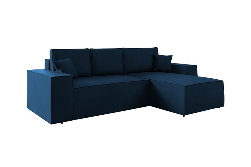 Knocklong 3-sits Hörnbäddsoffa Blå - Möbler - Vardagsrum - Bäddsoffor - Hörnbäddsoffa