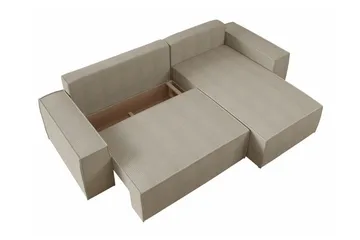 Knocklong 3-sits Hörnbäddsoffa - Cream - Möbler - Vardagsrum - Bäddsoffor