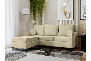 Knocklong 3-sits Hörnbäddsoffa - Cream - Möbler - Vardagsrum - Bäddsoffor