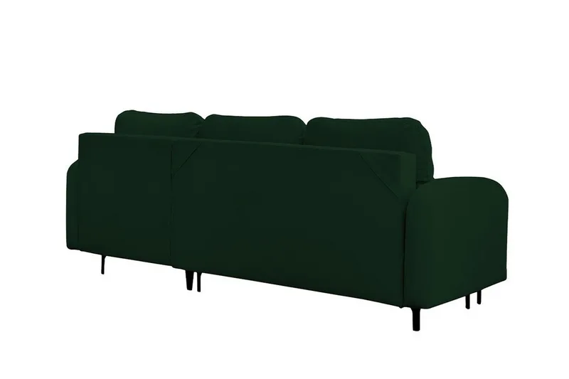Knocklong 3-sits Hörnbäddsoffa Dark green - Möbler - Vardagsrum - Bäddsoffor - Hörnbäddsoffa