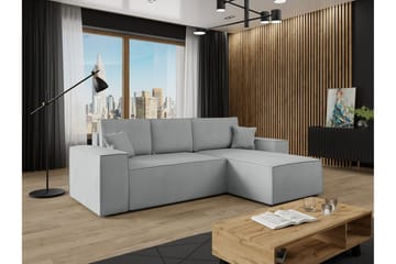 Knocklong 3-sits Hörnbäddsoffa - Grå - Möbler - Vardagsrum - Bäddsoffor