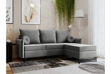 Knocklong 3-sits Hörnbäddsoffa - Grå - Möbler - Vardagsrum - Bäddsoffor