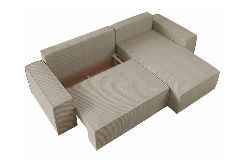 Knocklong 3-sits Hörnbäddsoffa Grå - Möbler - Vardagsrum - Bäddsoffor - Hörnbäddsoffa