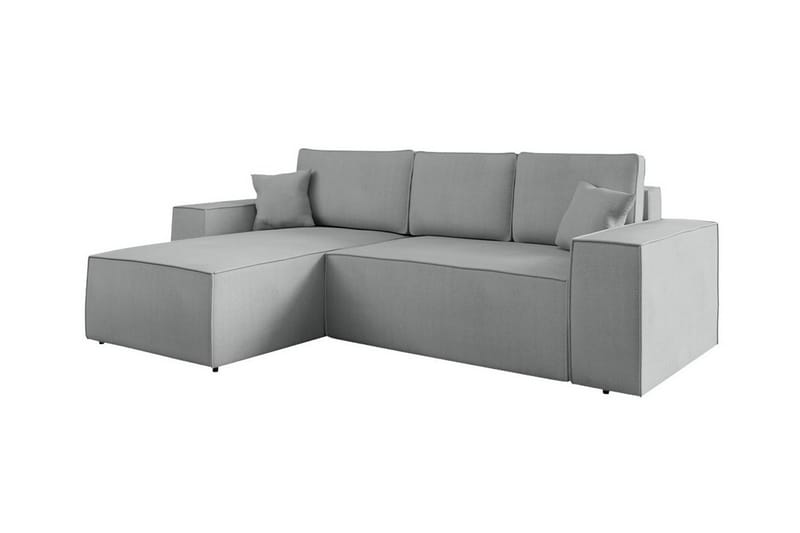 Knocklong 3-sits Hörnbäddsoffa Grå - Möbler - Vardagsrum - Bäddsoffor - Hörnbäddsoffa