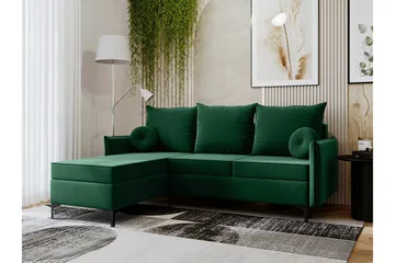 Knocklong 3-sits Hörnbäddsoffa - Grön - Möbler - Vardagsrum - Bäddsoffor