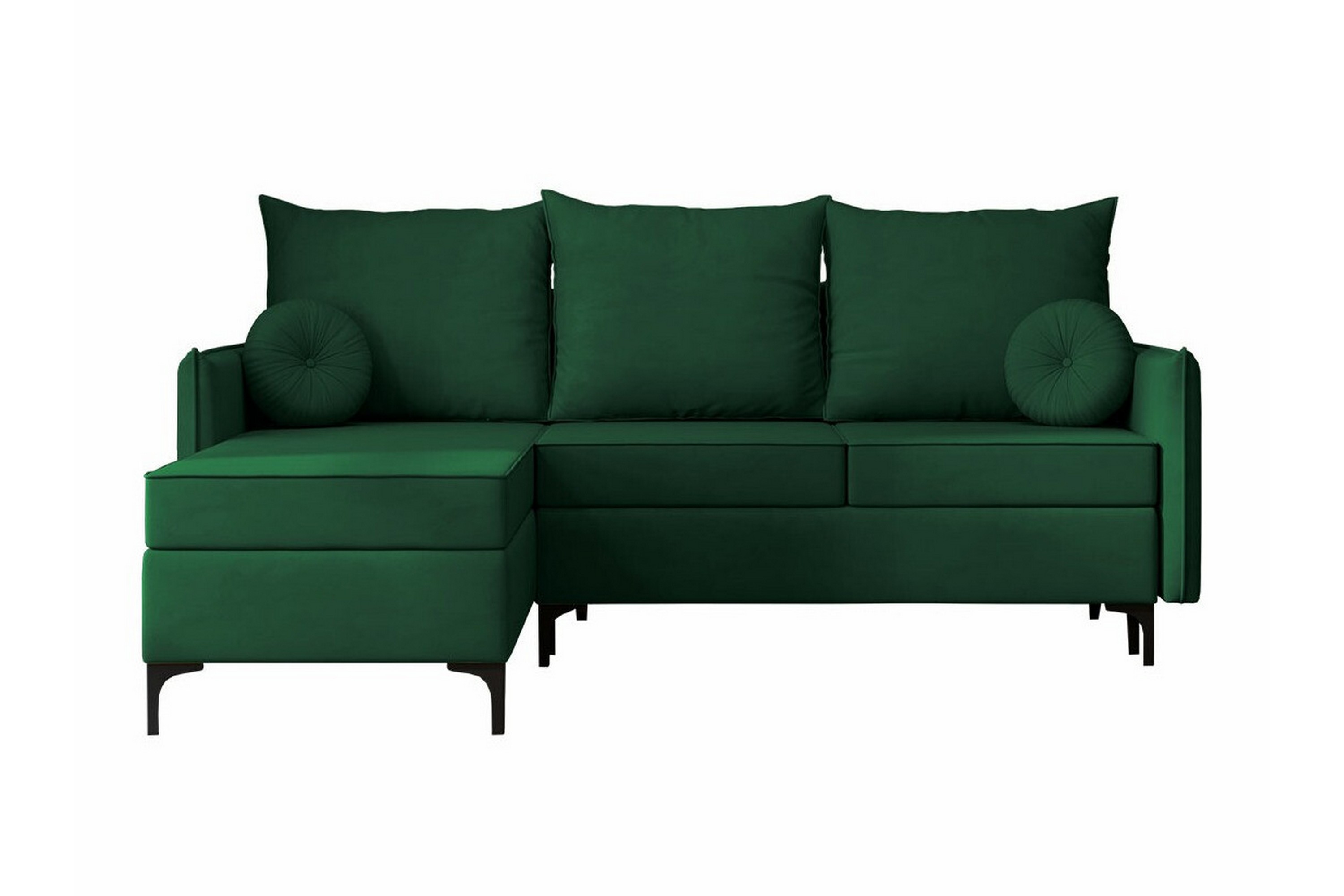 knocklong 3-sits hörnbäddsoffa grön -