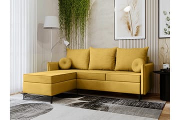 Knocklong 3-sits Hörnbäddsoffa - Gul - Möbler - Vardagsrum - Bäddsoffor