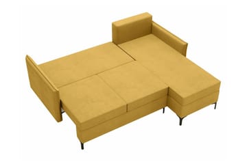 Knocklong 3-sits Hörnbäddsoffa - Gul - Möbler - Vardagsrum - Bäddsoffor