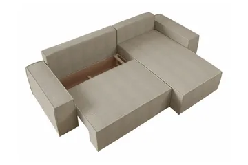 Knocklong 3-sits Hörnbäddsoffa - Gul - Möbler - Vardagsrum - Bäddsoffor