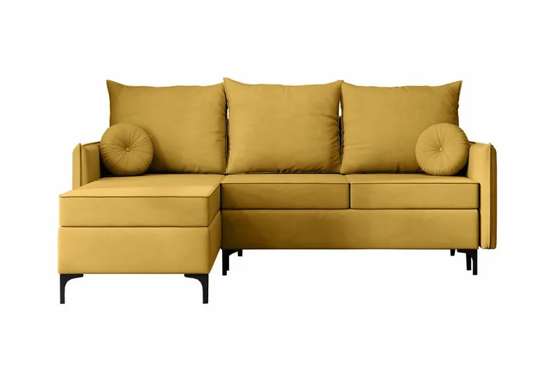 Knocklong 3-sits Hörnbäddsoffa, Gul