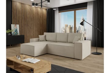 Knocklong 3-sits Hörnbäddsoffa - Ljusbrun - Möbler - Vardagsrum - Bäddsoffor