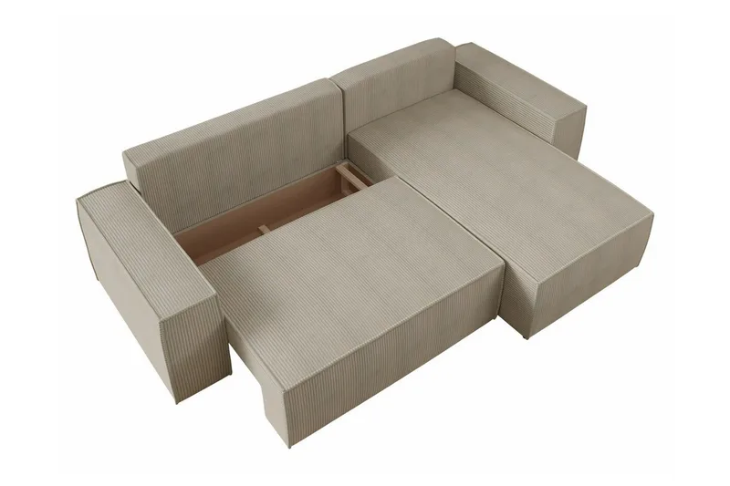 Knocklong 3-sits Hörnbäddsoffa - Ljusbrun - Möbler - Vardagsrum - Bäddsoffor - Hörnbäddsoffa