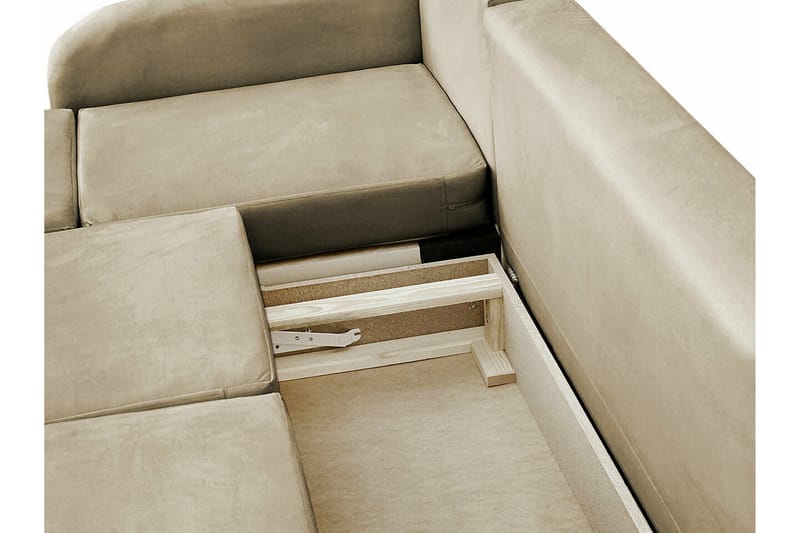 Knocklong 3-sits Hörnbäddsoffa Ljusgrön - Möbler - Vardagsrum - Bäddsoffor - Hörnbäddsoffa