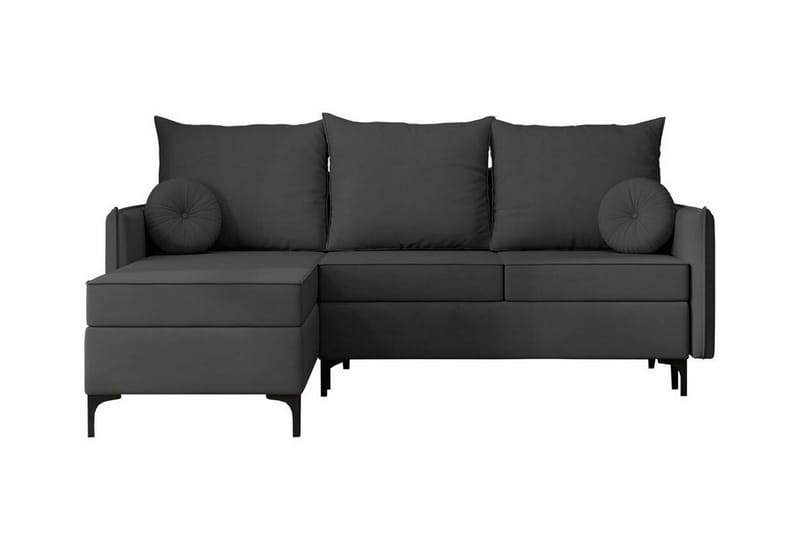 Knocklong 3-sits Hörnbäddsoffa, Mörkgrå