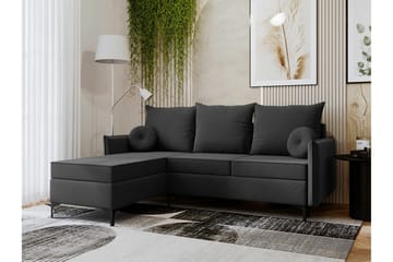 Knocklong 3-sits Hörnbäddsoffa - Mörkgrå - Möbler - Vardagsrum - Bäddsoffor