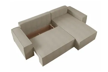 Knocklong 3-sits Hörnbäddsoffa - Mörkgrå - Möbler - Vardagsrum - Bäddsoffor