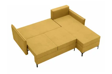 Knocklong 3-sits Hörnbäddsoffa - Mörkgrå - Möbler - Vardagsrum - Bäddsoffor