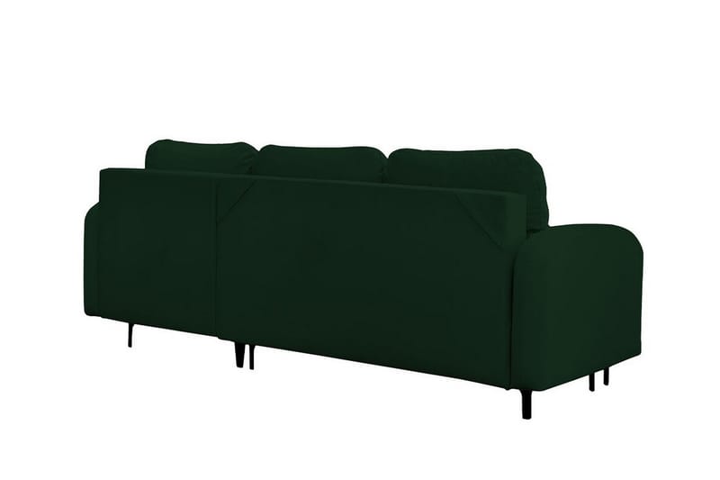 Knocklong 3-sits Hörnbäddsoffa Mörkgrön - Möbler - Vardagsrum - Bäddsoffor - Hörnbäddsoffa