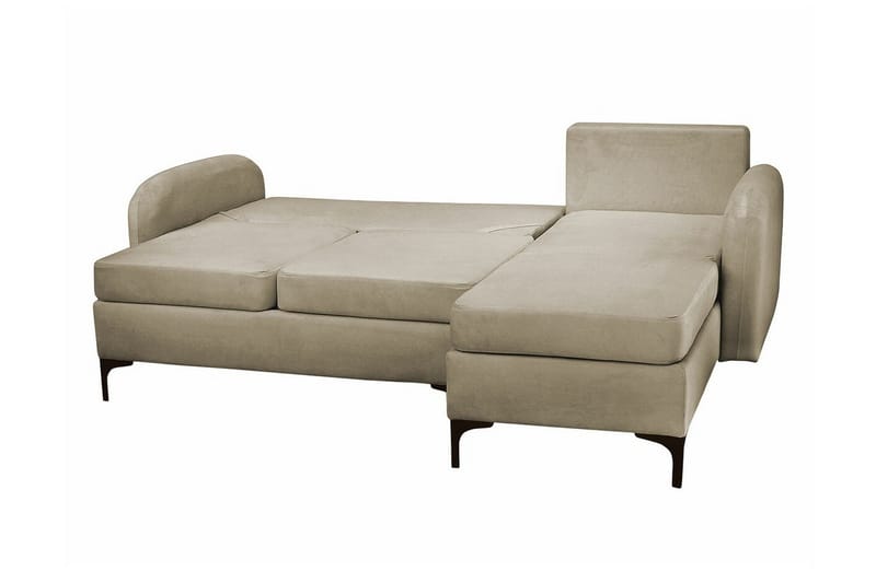 Knocklong 3-sits Hörnbäddsoffa NO_BRAND Dark grey - Möbler - Vardagsrum - Bäddsoffor - Hörnbäddsoffa