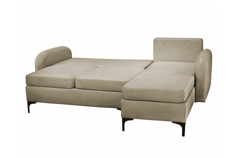 Knocklong 3-sits Hörnbäddsoffa NO_BRAND Dark grey - Möbler - Vardagsrum - Bäddsoffor - Hörnbäddsoffa