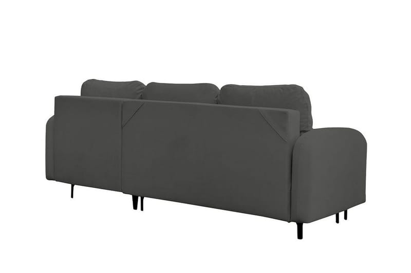 Knocklong 3-sits Hörnbäddsoffa NO_BRAND Dark grey - Möbler - Vardagsrum - Bäddsoffor - Hörnbäddsoffa