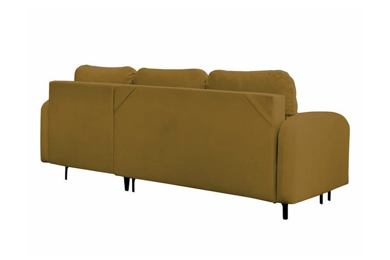 Knocklong 3-sits Hörnbäddsoffa NO_BRAND Yellow-Green - Möbler - Vardagsrum - Bäddsoffor - Hörnbäddsoffa