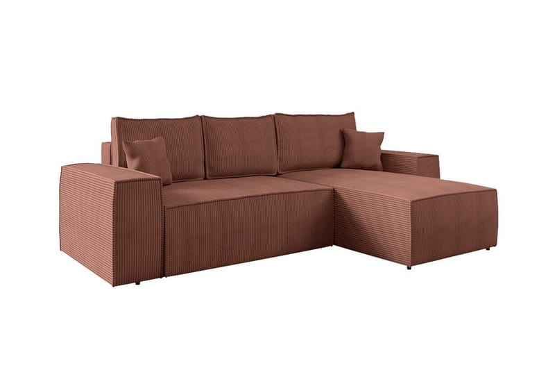 Knocklong 3-sits Hörnbäddsoffa Rosa - Möbler - Vardagsrum - Bäddsoffor - Hörnbäddsoffa