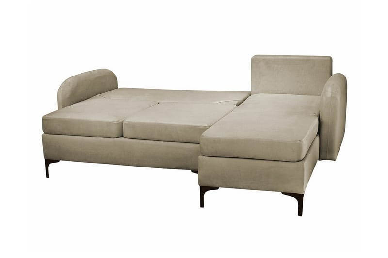 Knocklong 3-sits Hörnbäddsoffa Svart - Möbler - Vardagsrum - Bäddsoffor - Hörnbäddsoffa