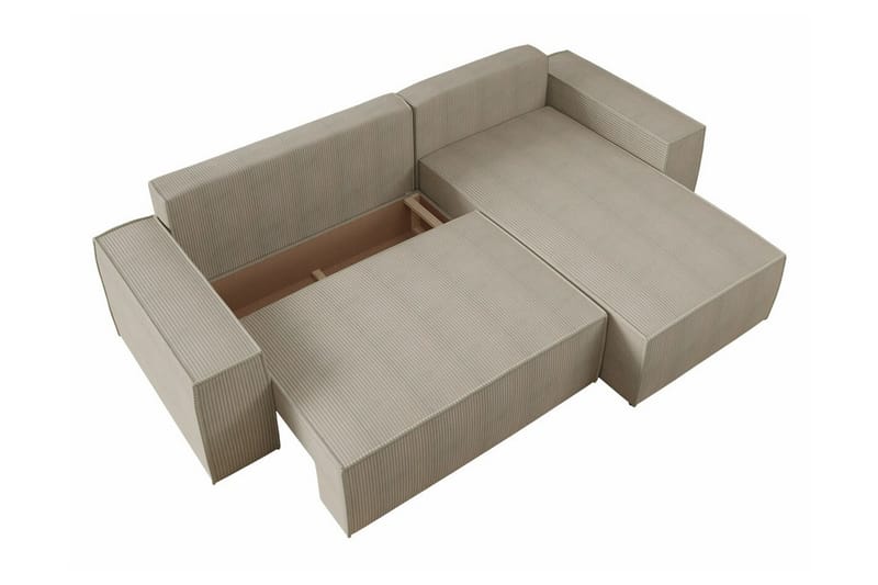 Knocklong 3-sits Hörnbäddsoffa Svart - Möbler - Vardagsrum - Bäddsoffor - Hörnbäddsoffa