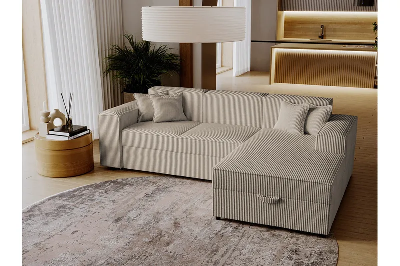 Knocklong 3-sits Hörnbäddsoffa - Möbler - Vardagsrum - Bäddsoffor