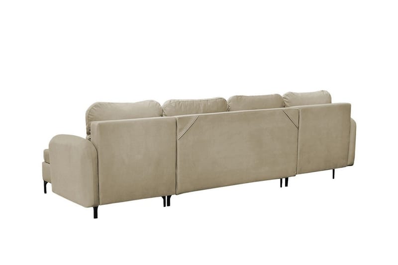 Knocklong 4-sits Hörnbäddsoffa beige - Möbler - Vardagsrum - Bäddsoffor - Hörnbäddsoffa